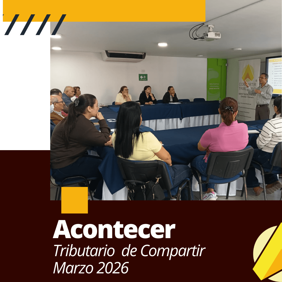 ACONTECER TRIBUTARIO DE COMPARTIR - MARZO 2026 - Image 1